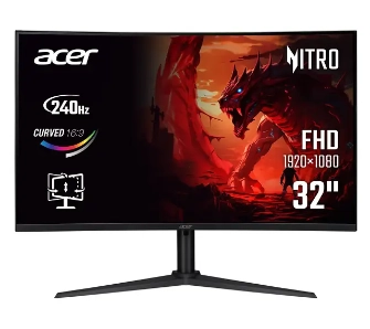 Monitor Acer Nitro XZ320QW0bmiiphx 31,5" Full HD VA 240Hz 1ms VRB Zakrzywiony Gamingowy