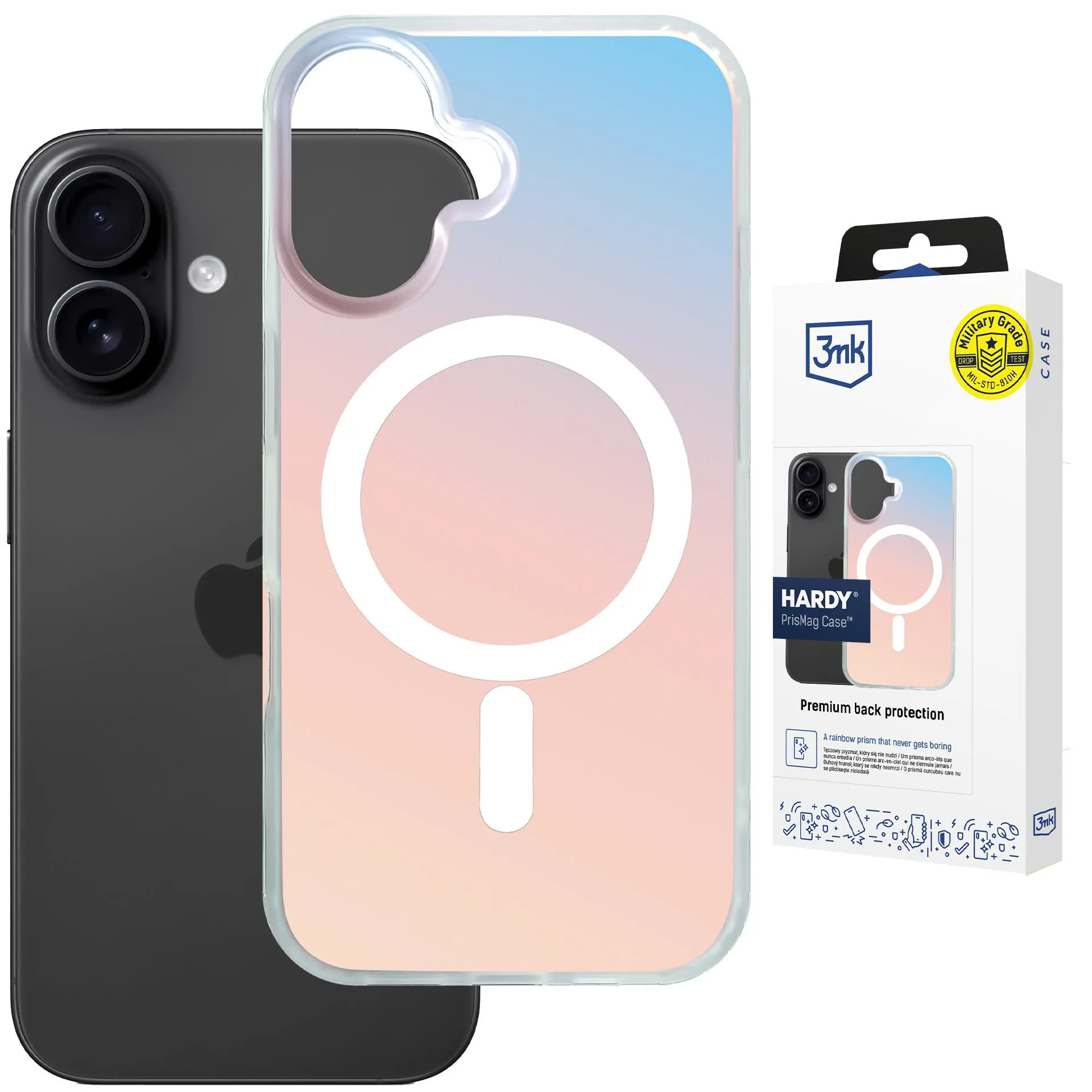 Etui 3mk Hardy PrisMag Case do iPhone 17 Holograficzny