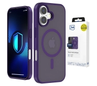 3mk Hardy Hazy MagCase iPhone 16 Fioletowy