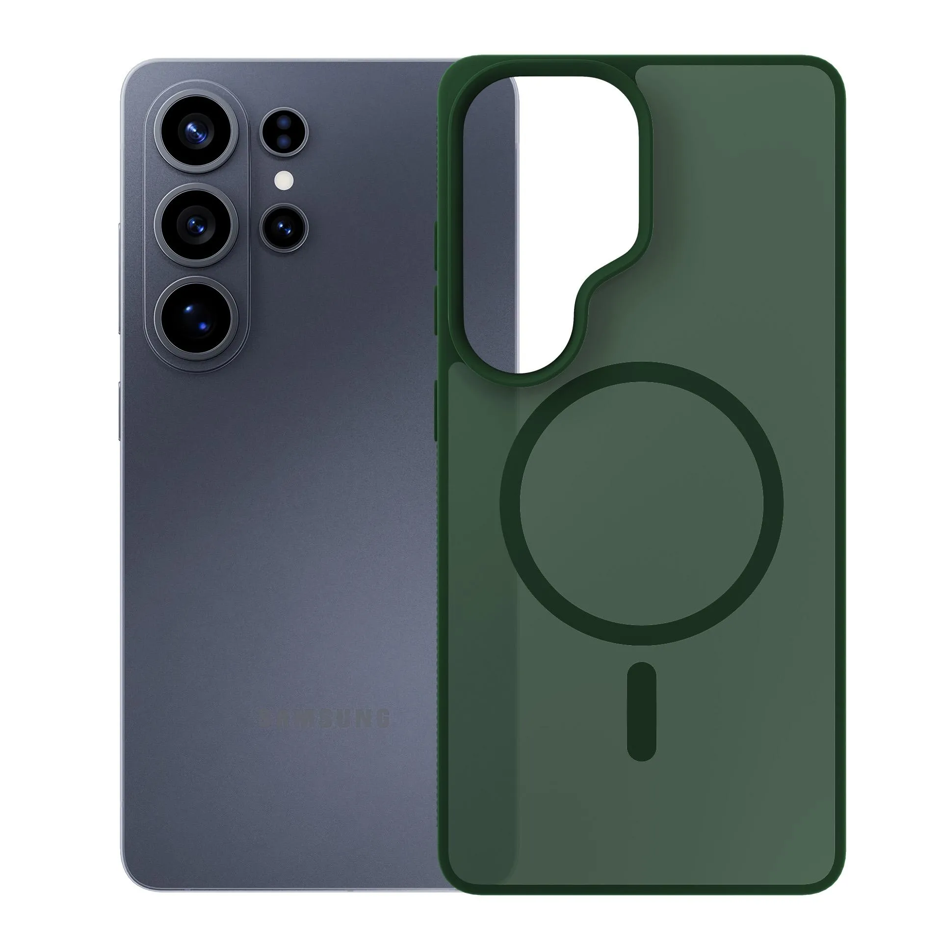 Etui 3mk Hardy Hazy MagCase do Galaxy S26 Ultra Zielony