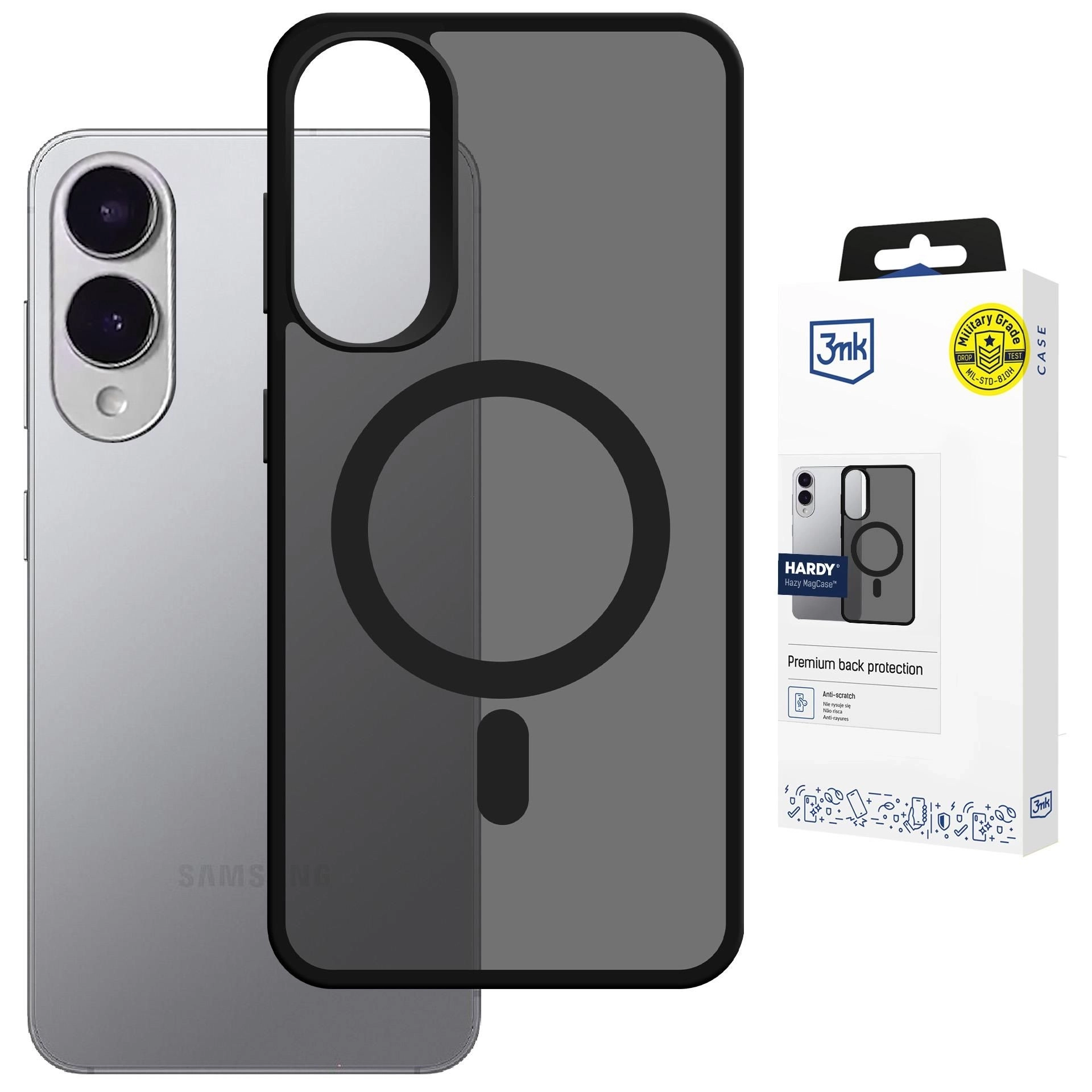 Etui 3mk Hardy Hazy MagCase do Galaxy S25 Edge Czarny