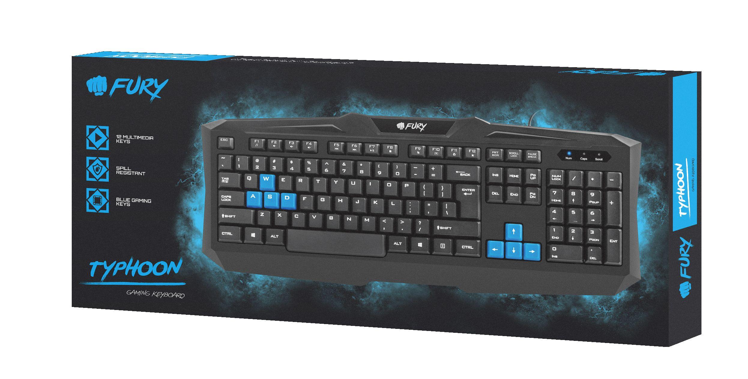 Klawiatura membranowa Fury Typhoon