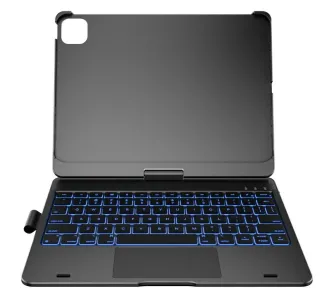 Etui na tablet Typecase Flexbook Touch z klawiaturą do iPad Air 11" M2 2024 / M3 2025 / M4 2026 Szary