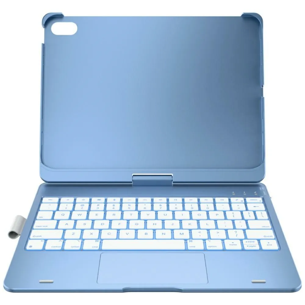 Etui na tablet Typecase Flexbook Touch z klawiaturą do iPad 11" (A16) 2025 / iPad 10.9" 2022 Jasno niebieski