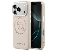 Karl Lagerfeld K Head Point Logo MagSafe do iPhone 17 Pro Max Różowy