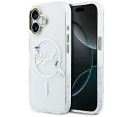 Karl Lagerfeld IML Choupettes Karl Script Logo MagSafe do iPhone 17 Przezroczysty