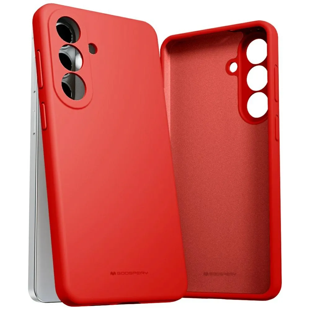 Etui Mercury Silicone do Galaxy S26+ Czerwony