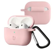 Bizon Case Headphone Silicone do AirPods 3 Jasnoróżowy