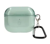 Bizon Case Headphone Clear do AirPods 3 Przeźroczysty-Zielony