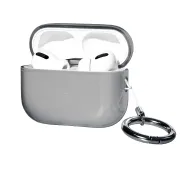 Bizon Case Headphone Clear do AirPods Pro 3 Przeźroczysty-Czarny
