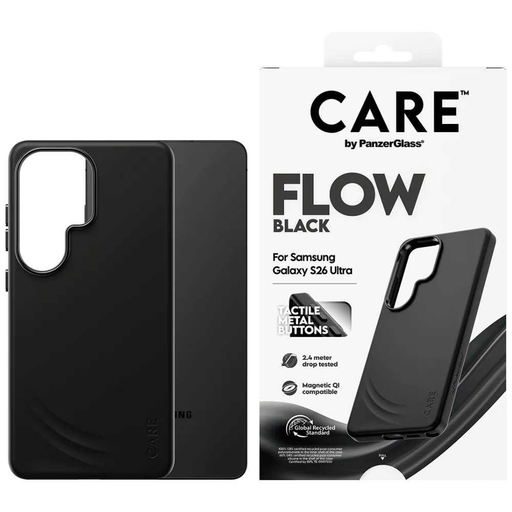 Etui PanzerGlass Flow Qi do Galaxy S26 Ultra Czarny