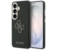 Guess Grained Big 4G Metal Logo do Galaxy S26+ Czarny