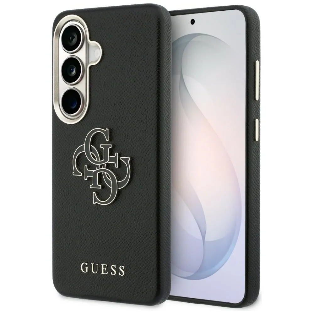 Etui Guess Grained Big 4G Metal Logo do Galaxy S26+ Czarny