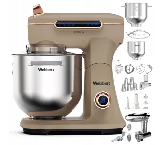 Robot planetarny Webber Futura XEF-900 1800W Maszynka do mielenia Przystawka do tarcia i krojenia Beżowy