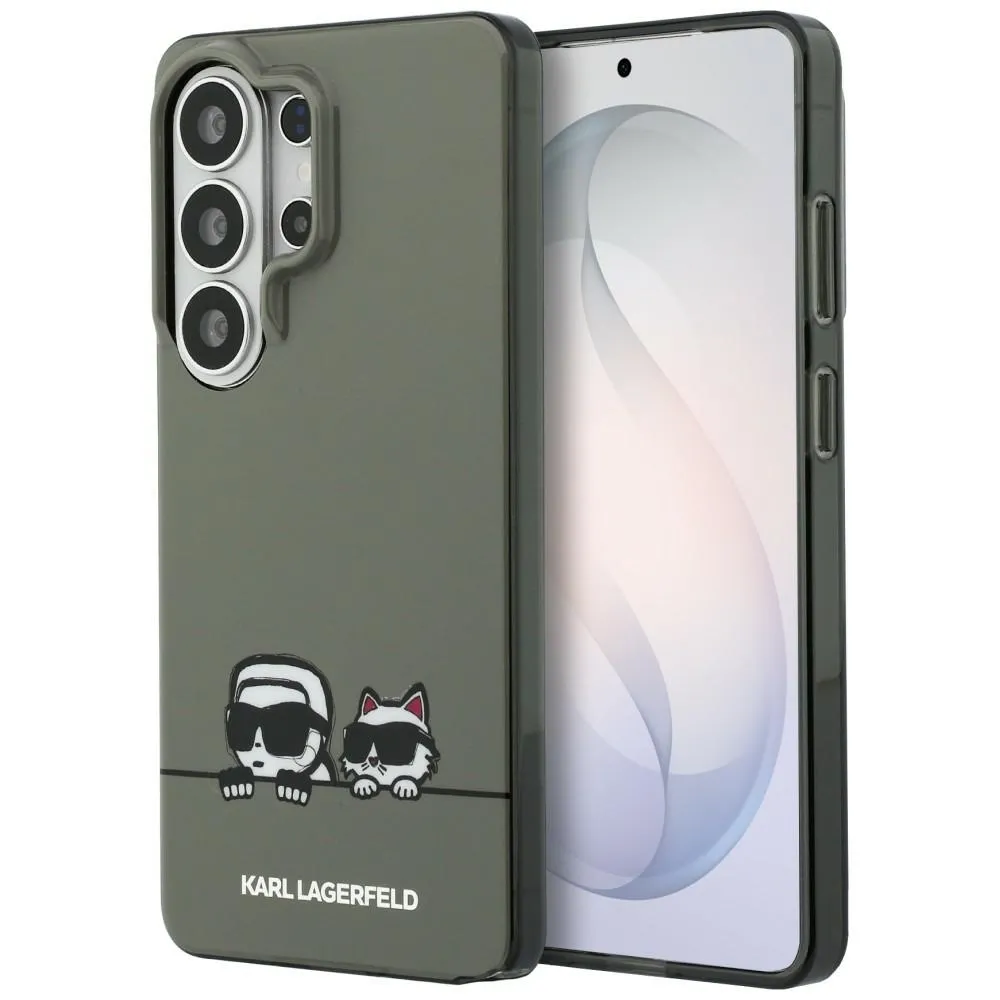 Etui Karl Lagerfeld IML Peekaboo Karl&Choupette MagSafe do Galaxy S26 Ultra Czarny