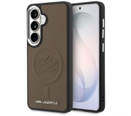 Karl Lagerfeld Embossed Ring Initials MagSafe do Galaxy S26 Brązowy
