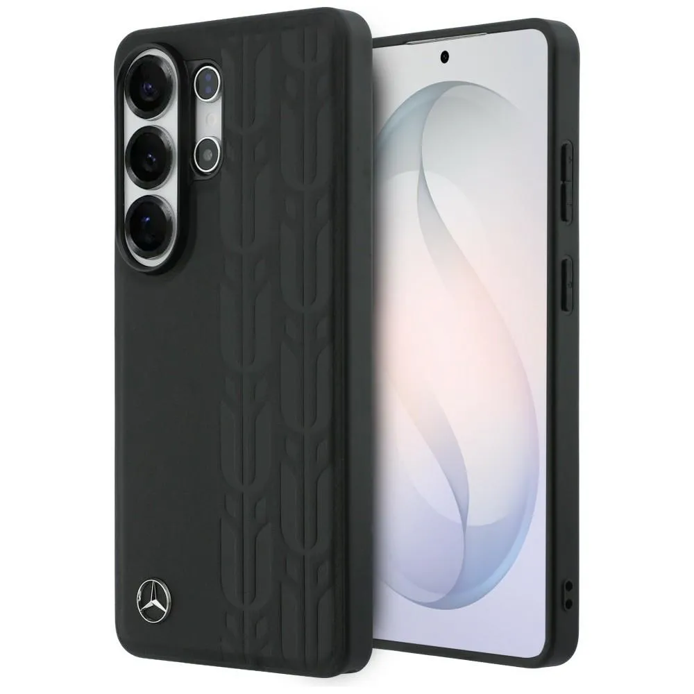 Etui Mercedes-Benz Laurel Leaves MagSafe do Galaxy S26 Ultra Czarny