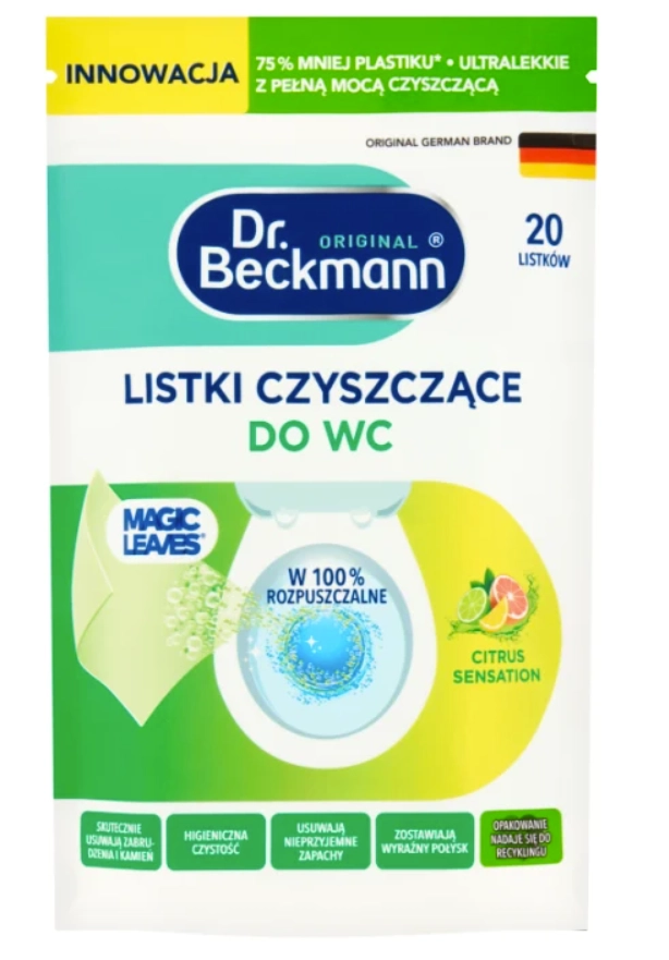 Chusteczki czyszczące Dr. Beckmann WC Citrus Sens 20szt.