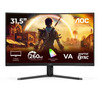 Monitor AOC C32G42ZE 32" Full HD VA 240Hz 0,3ms MPRT Zakrzywiony Gamingowy