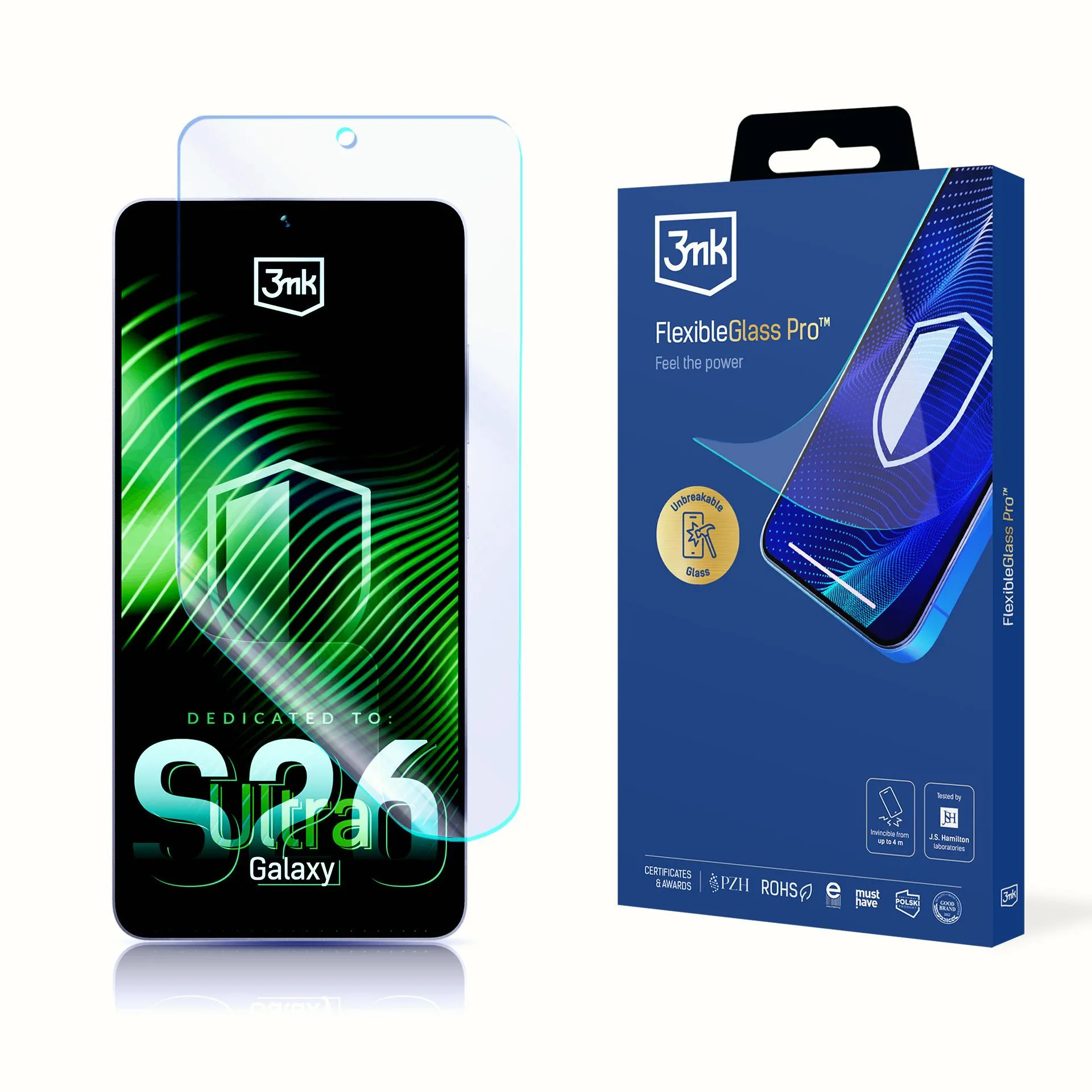 Szkło hybrydowe 3mk FlexibleGlass Pro do Galaxy S26 Ultra