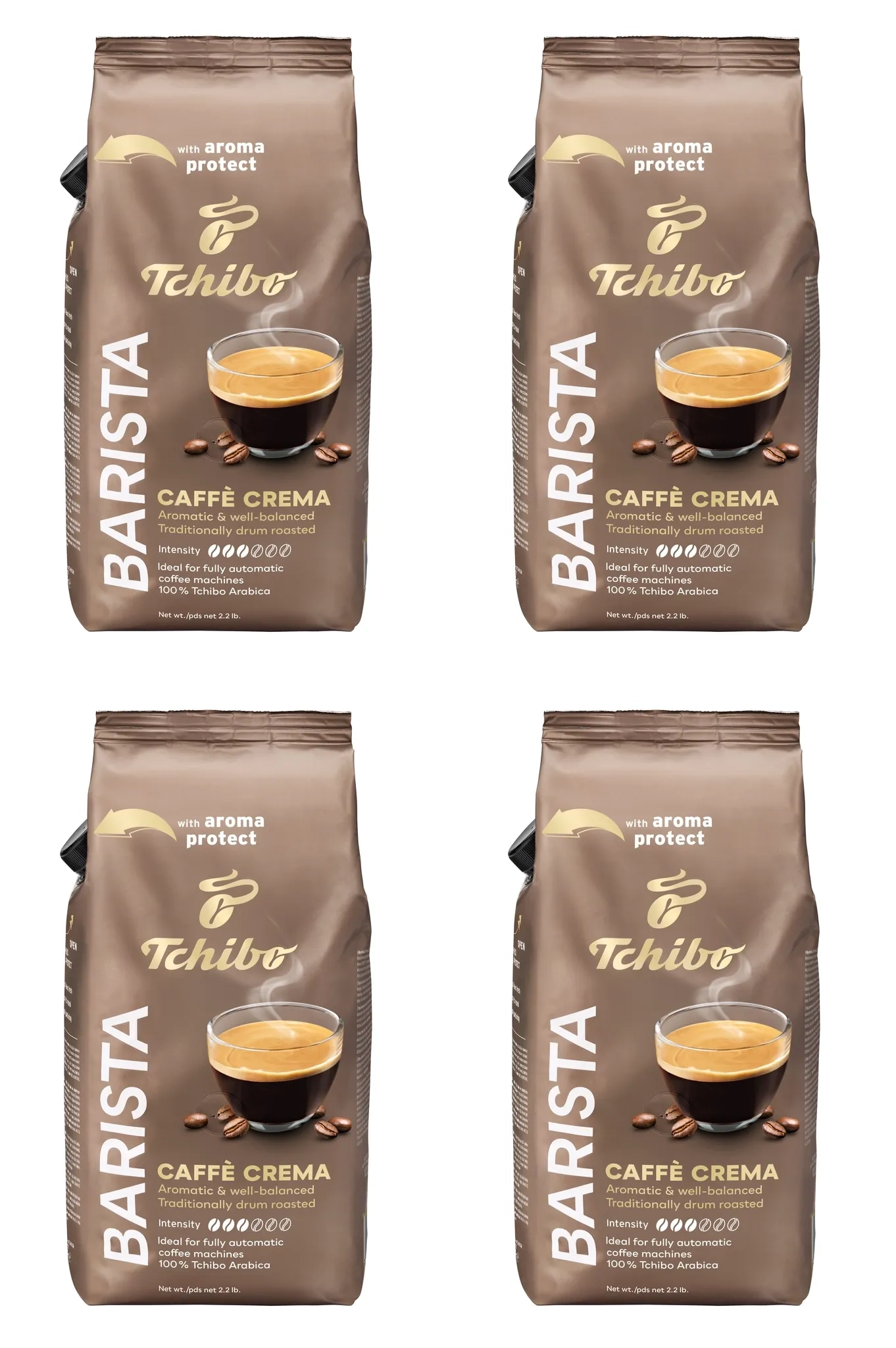 Zestaw Tchibo Barista Caffe Crema 4kg