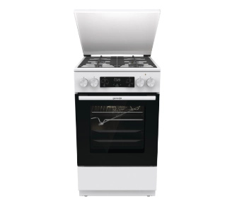 Kuchnia gazowo-elektryczna Gorenje G600 GKS5C72WF Termoobieg Rożen