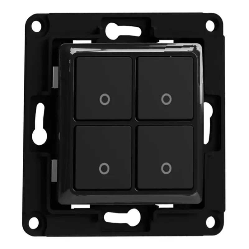 Przełącznik Shelly Wall Switch 4 Czarny
