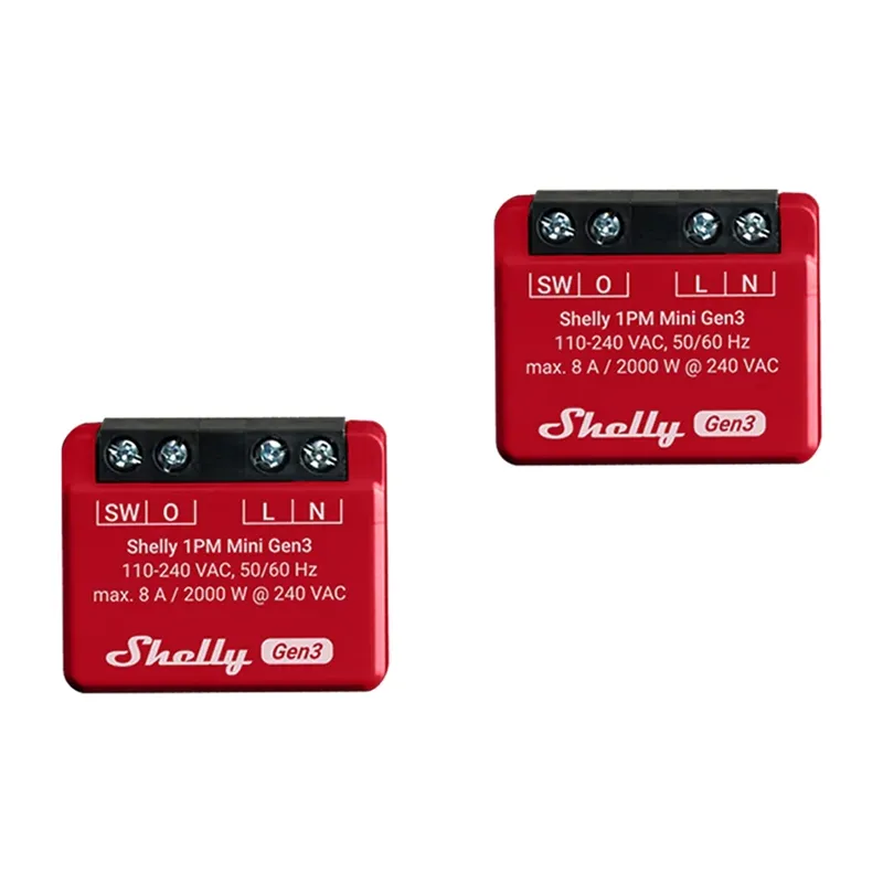 Sterownik Shelly 1PM Mini Gen3 2szt