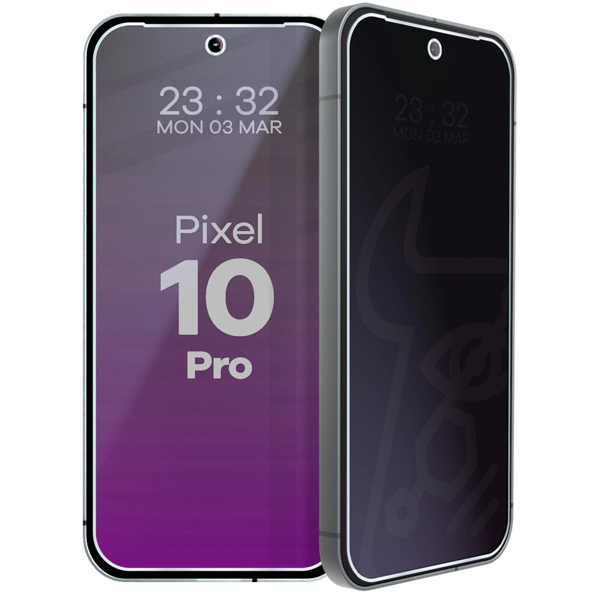 Szkło hybrydowe Bizon prywatyzujące Glass Mule Shadow do Google Pixel 10 Pro