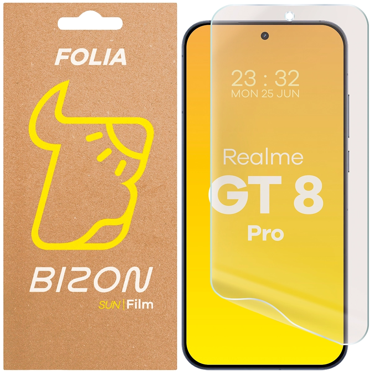 Folia ochronna Bizon matowa Film Sun do Realme GT 8 Pro