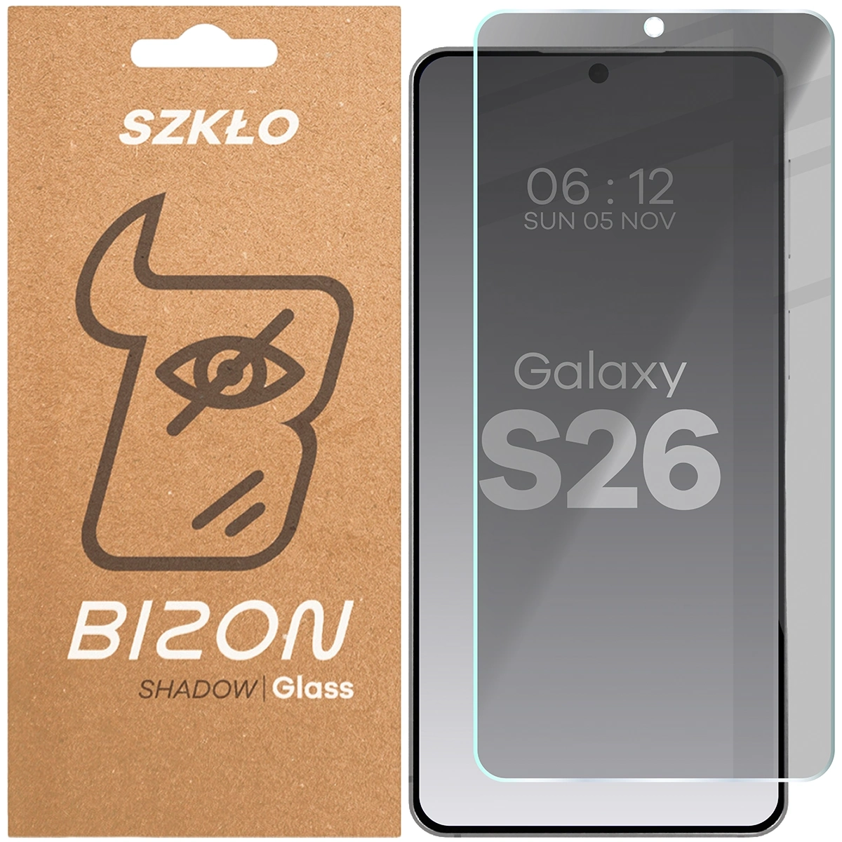 Szkło hartowane Bizon prywatyzujące Glass Clear Shadow do Galaxy S26