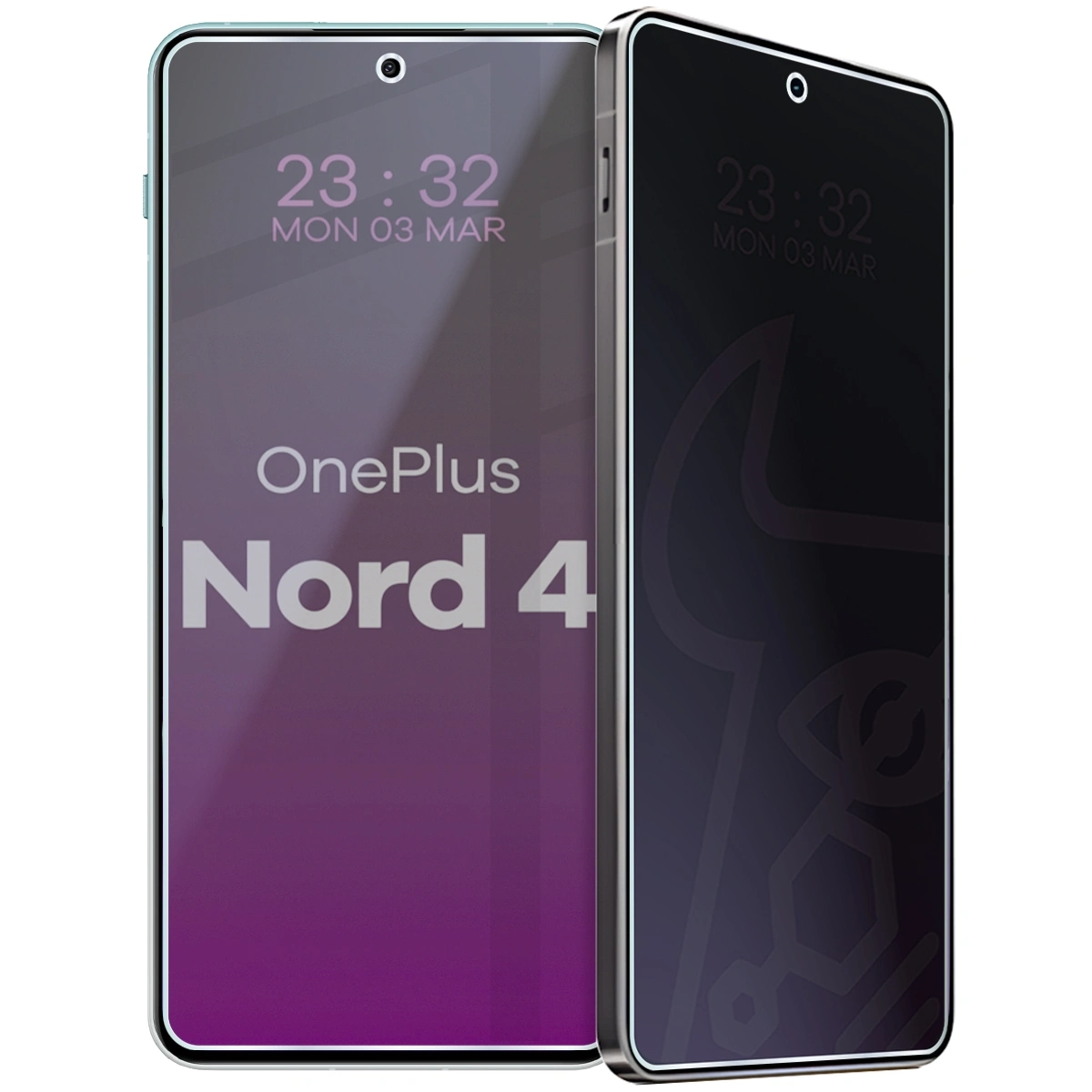 Szkło hybrydowe Bizon prywatyzujące Glass Mule Shadow do OnePlus Nord 4