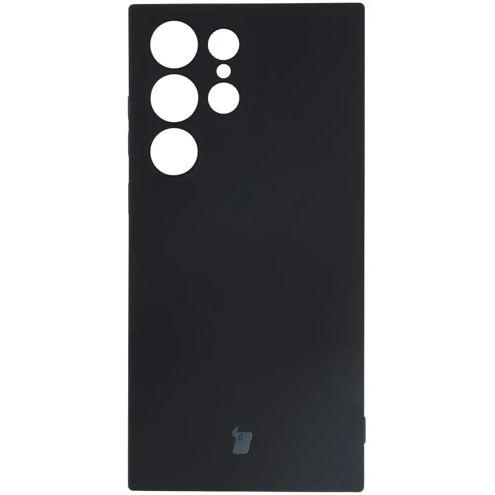 Etui Bizon Silicone Sq do Galaxy S23 Ultra Czarny