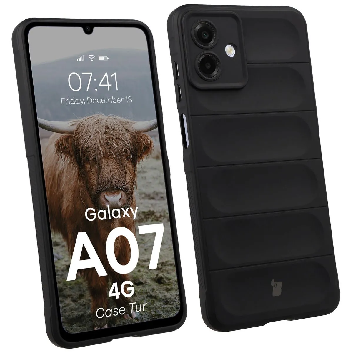Etui Bizon Tur do Galaxy A07 4G Czarny