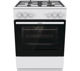 Kuchnia gazowo-elektryczna Gorenje G400 GK6A40WFFM Termoobieg Grill