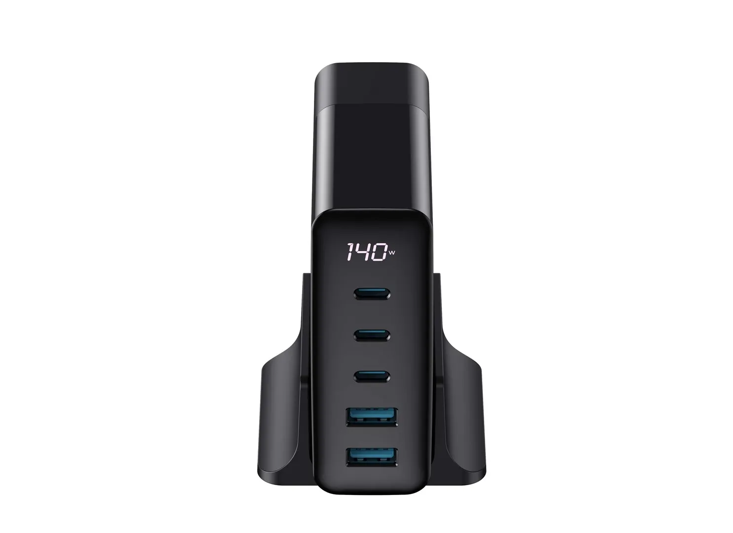 Ładowarka sieciowa Havit UCLE004 3x USB-C 2x USB-A 140W Czarny