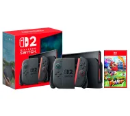 Nintendo Switch 2 Joy-Con Czarny + Mario Tennis Fever
