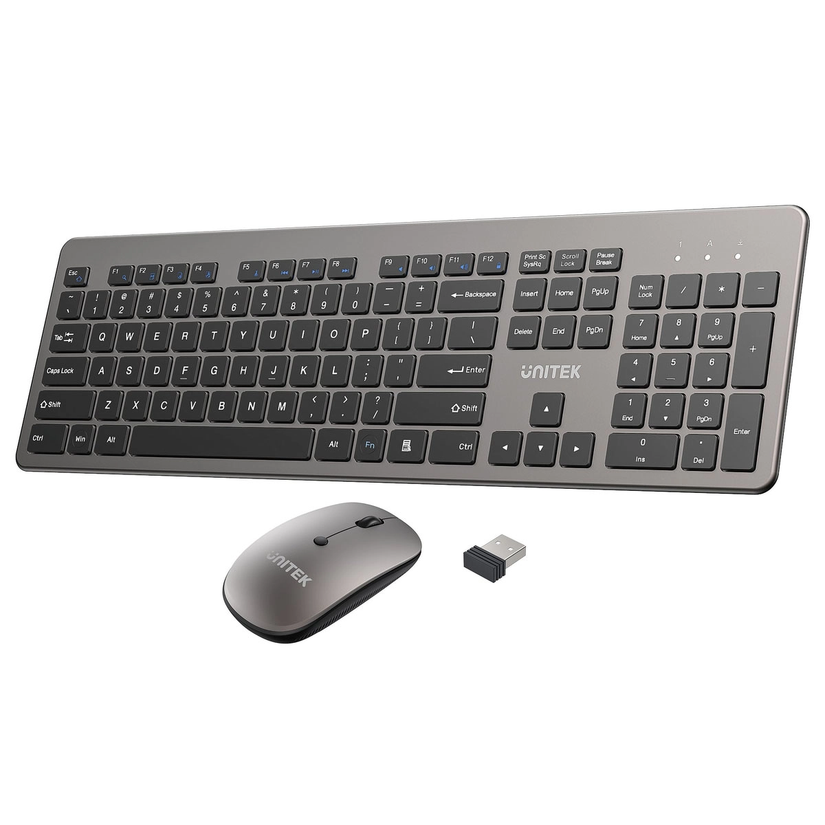 Zestaw Unitek SlimDuo 2.4G Grafitowy