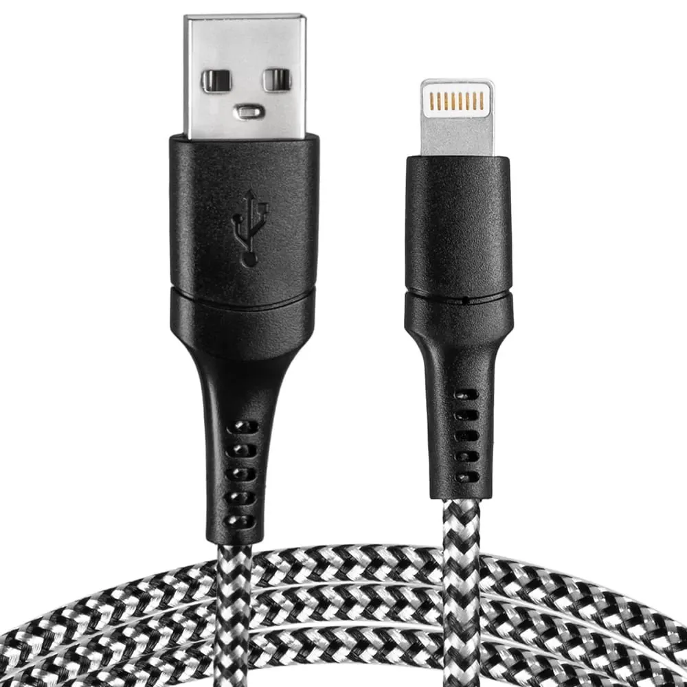 Kabel Vayox VA0149 USB-A do Lightning 1m Czarno-biały