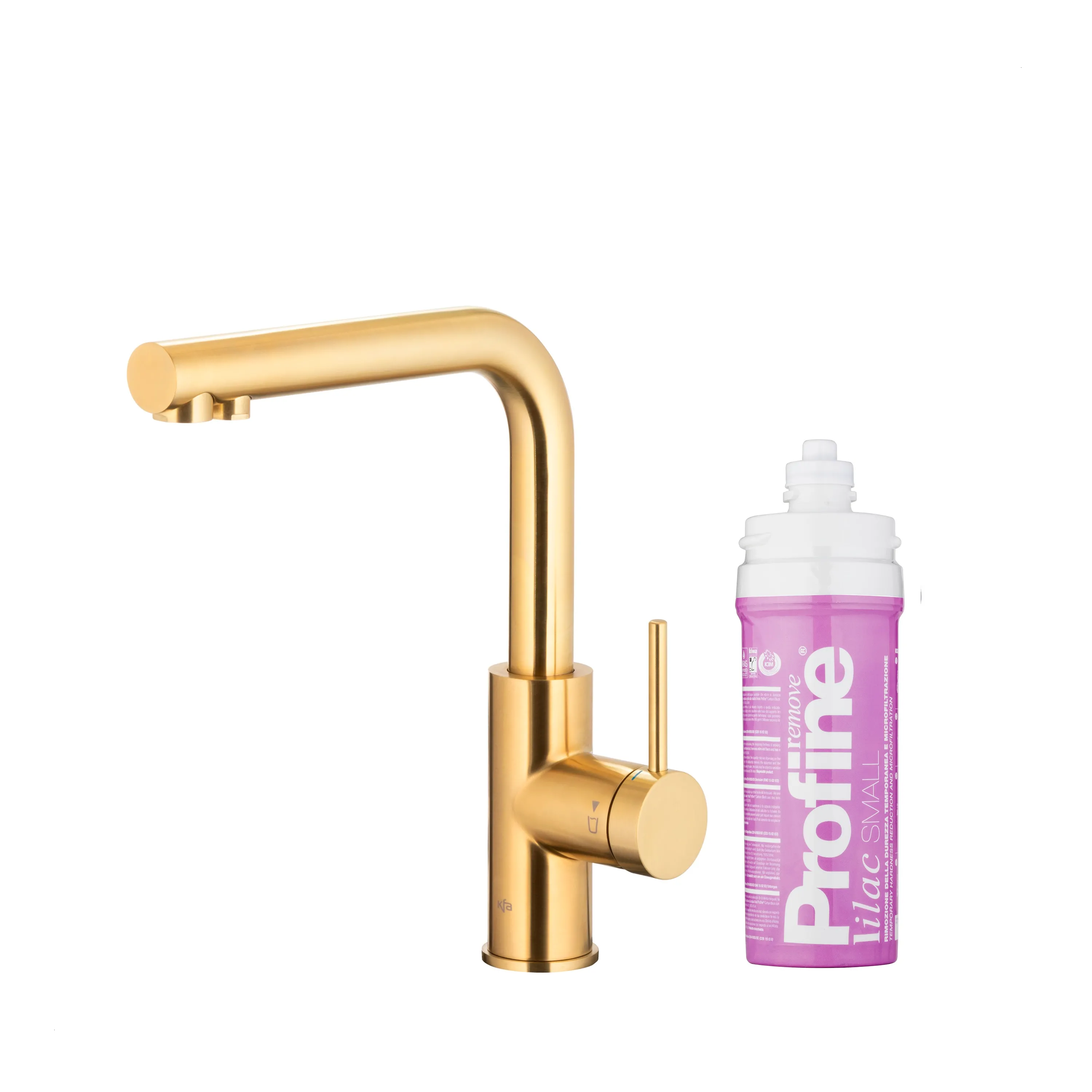 KFA Armatura Duero Pure Basic 6623-915-39 Jasne złoto Stal szlachetna