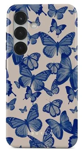 Etui Burga Butterfly Effect do Galaxy S25 Niebieski
