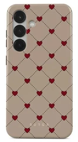 Etui Burga Love Letter do Galaxy S25 Beżowo-czerwony