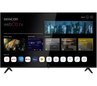Telewizor Sencor SLE 65US804B 65" LED 4K webOS Smart TV DVB-T2