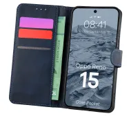 Bizon Case Pocket do Oppo Reno 15 Granatowy