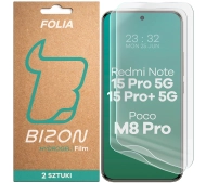 Bizon na ekran Film Hydrogel Front Duo do Xiaomi Redmi Note 15 Pro 5G /15 Pro Plus 5G / POCO M8 Pro 5G 2 sztuki