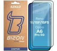 Bizon z ramką Glass Edge Duo do Oppo Reno 15 / 15 F / 15 FS / A6 Pro 5G 2 sztuki