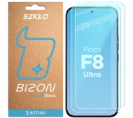 Bizon na ekran Glass Clear Duo do Xiaomi POCO F8 Ultra 2 sztuki