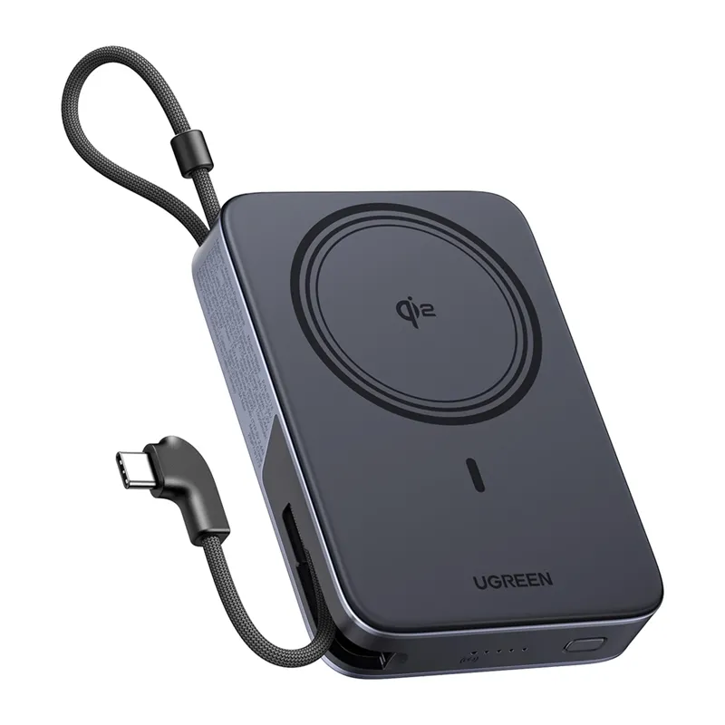 фото Внешний аккумулятор (пауэрбанк) Ugreen PB568 10000mAh 30W Grey 1