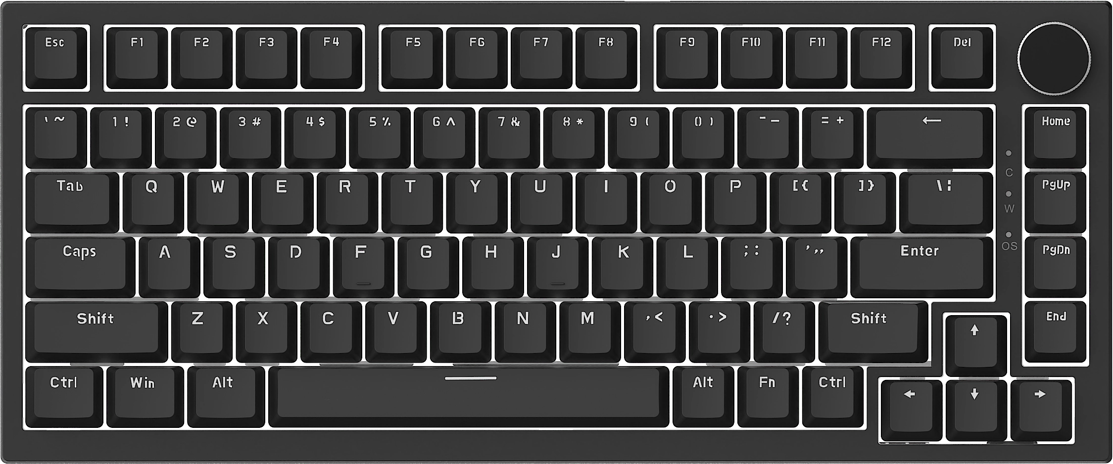 Klawiatura mechaniczna Ajazz AK820 Red Switch Czarny