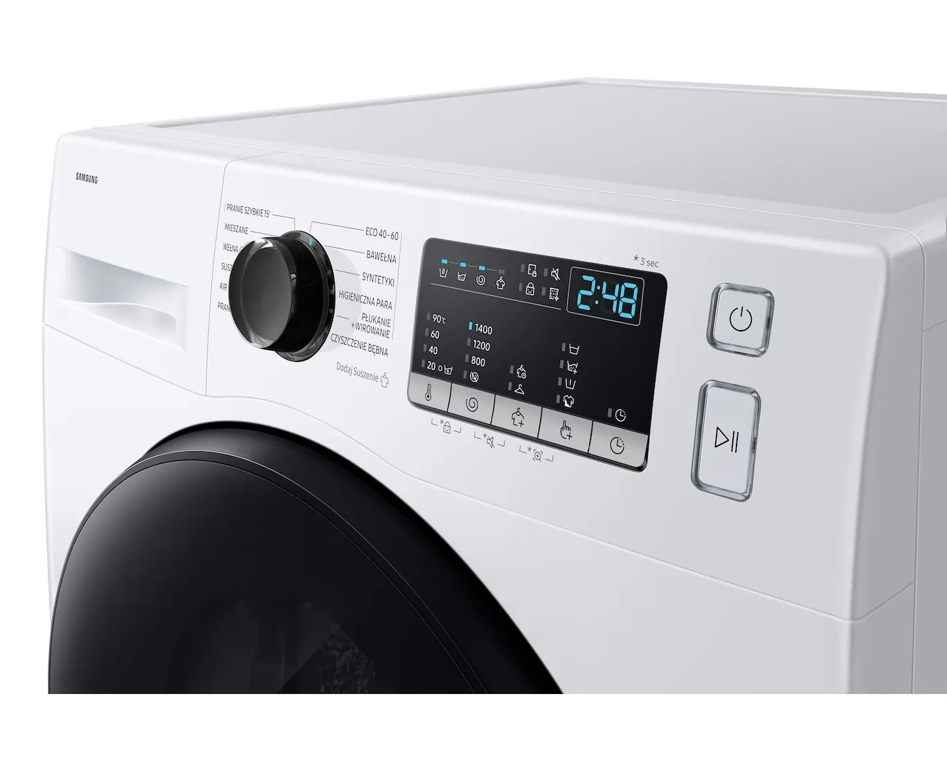 фото Стирально-сушильная машина автоматическая Samsung WD80HG4U04BEEO 2